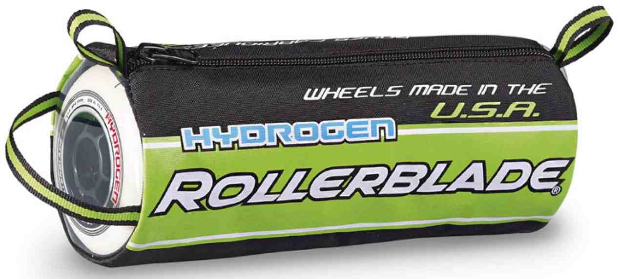 White Rollerblade Hydrogen wheels of 84 mm of 85A durometer